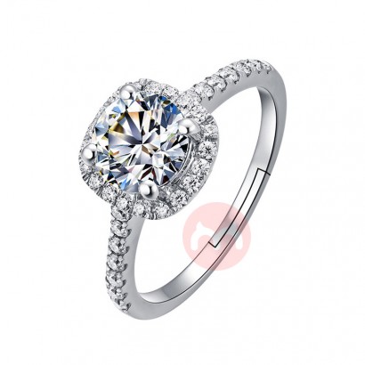 Classic Moissanite Couple Ring Fash...