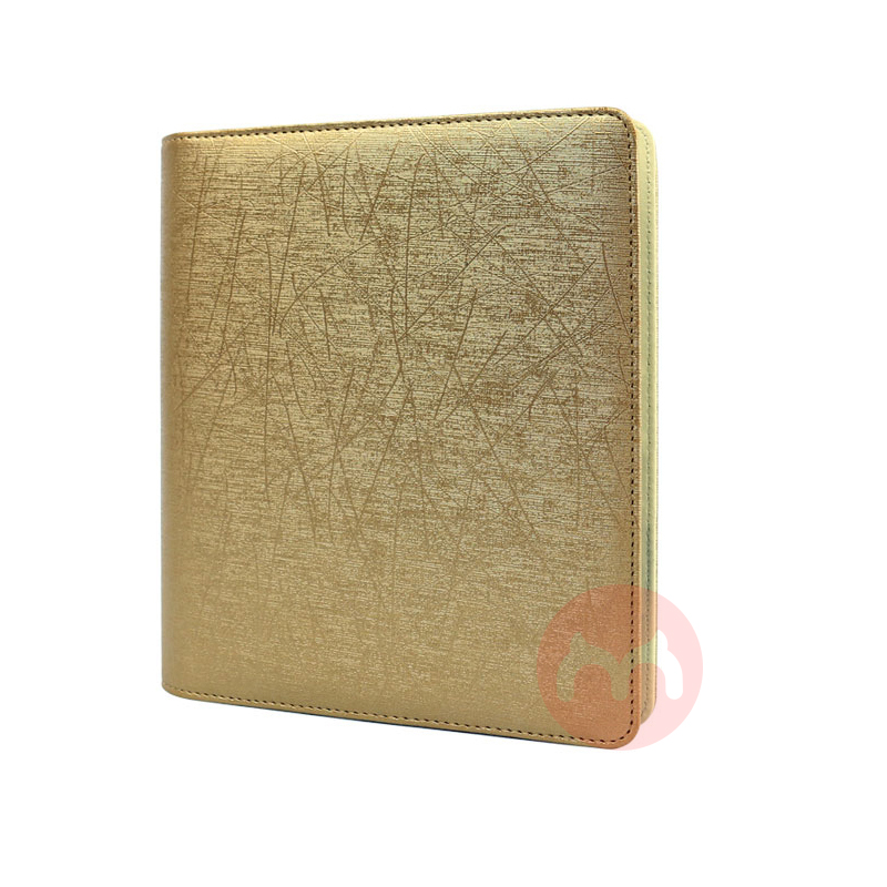 2022 golden color custom blank note...