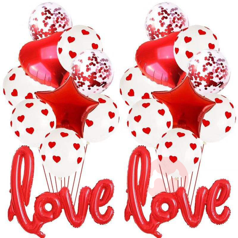 PAFU wedding party supplies red lov...