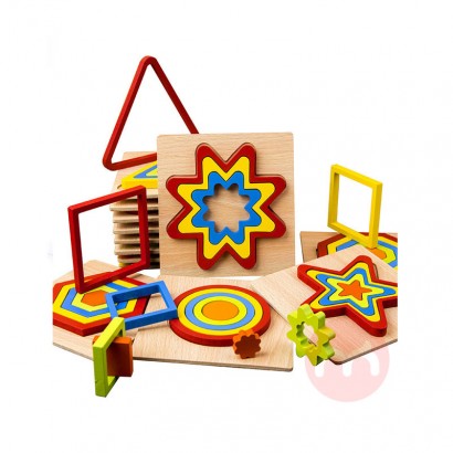 Children s 3D wooden jigsaw puzzle