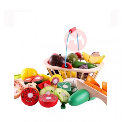 Vegetable and fruit cutting toys