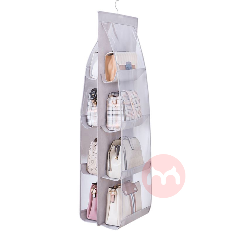 Bag wardrobe transparent storage ha...