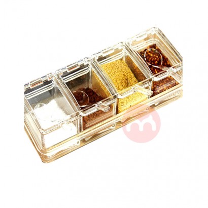 Transparent acrylic seasoning box