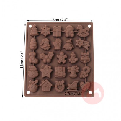 Chocolate Mold Gingerbread Man Chri...