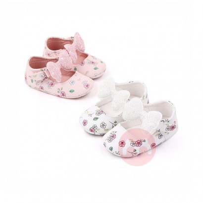 OEM Flower print bow baby casual ki...