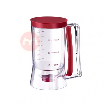 Pancake batter dispenser with measu...