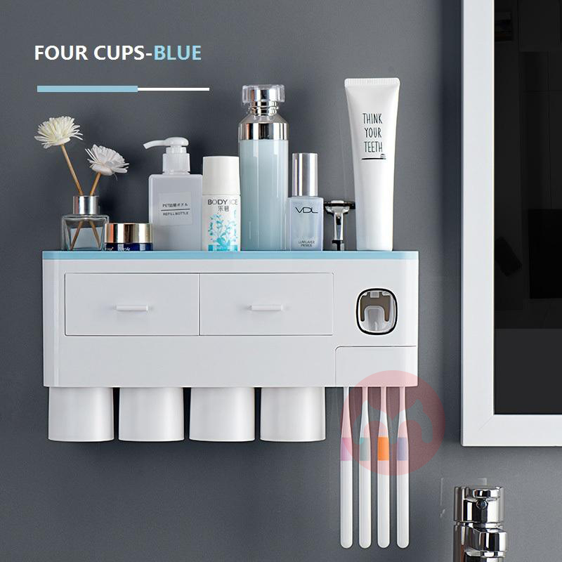 Wall mounted multifunctional toothp...