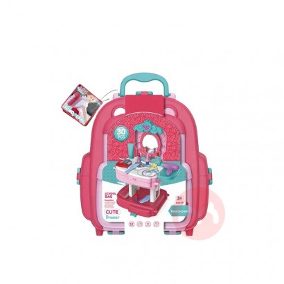 Girls make up toy backpack set