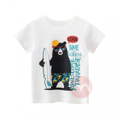 27kids Children's cartoon printed T...