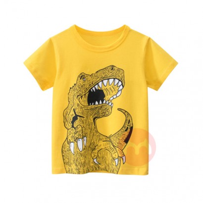 27kids Boy's yellow dinosaur print ...