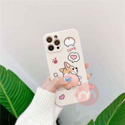 Soft tactile dog phone case