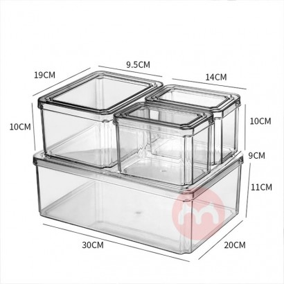 Transparent plastic refrigerator st...