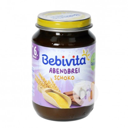 Bebivita 德國貝唯他巧克力穀物泥6個月以上190g*6 海外本土原版