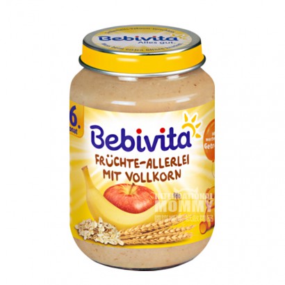 Bebivita 德國貝唯他香蕉蘋果全穀物混合泥6個月以上 海外本土原版