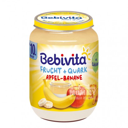 Bebivita 德國貝唯他香蕉蘋果乳酪混合泥10個月以上 海外本土原版