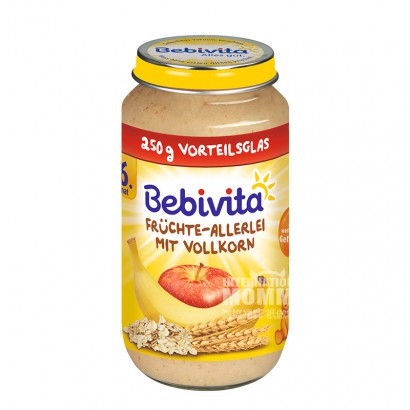 Bebivita 德國貝唯他香蕉蘋果全穀物混合泥6個月以上250g 海外本土原版