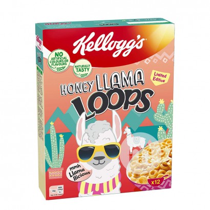 Kelloggs 美國家樂氏蜂蜜Bsss穀物脆環375g 海外本土原版