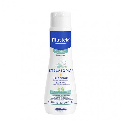 Mustela 法國妙思樂寶寶思拓敏沐浴油200ml 海外本土原版