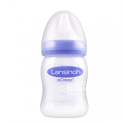 Lansinoh 美國蘭思諾mOmma自然波浪系列pp奶瓶160ml 0-6個月 海外本土原版