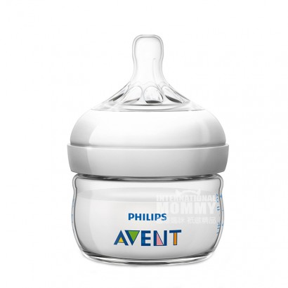 PHILIPS AVENT 英國飛利浦新安怡寬口徑自然原生PP奶瓶60ml 0-3個月 海外本土原版