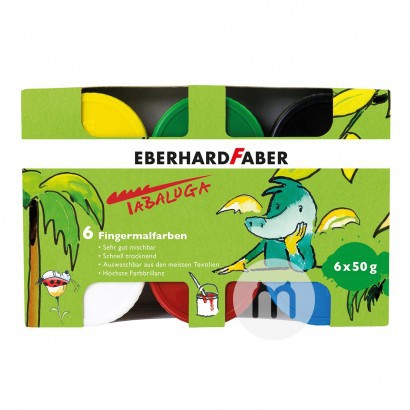 EBERHARD FABER 德國EBERHARD FABER 6色兒童手指塗料套盒 海外本土原版