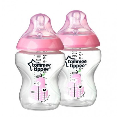 Tommee Tippee 英國湯美天地寬口防脹氣PP奶瓶2*260m...