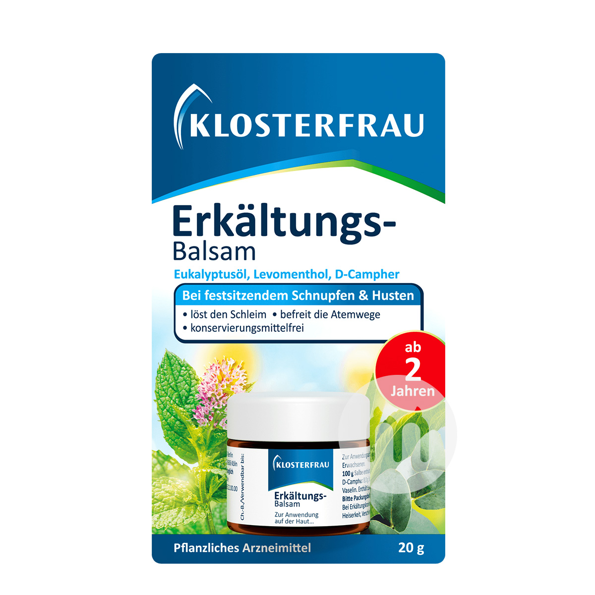 KLOSTERFRAU 德國KLOSTERFRAU兒童傷風著涼緩解按摩...