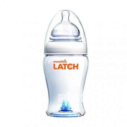 Munchkin 美國麥肯齊防脹氣LATCH寬口奶瓶 240ml 全階...