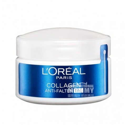 L'OREAL Paris 法國巴黎歐萊雅專業膠原蛋白抗皺日霜 海外本...