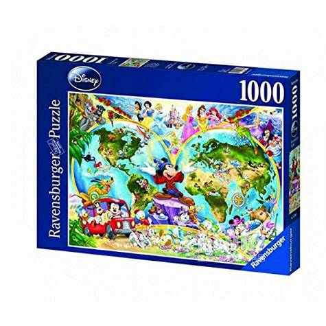 Ravensburger 德國睿思迪士尼世界地圖拼圖 海外本土原版