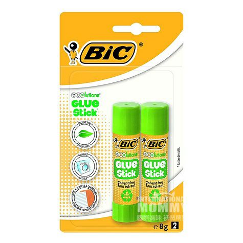 BIC KIDS 法國比克兒童學習膠棒2只裝 海外本土原版