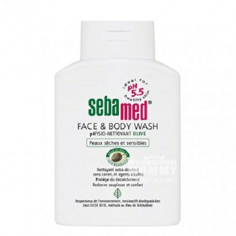 Sebamed 德國施巴橄欖潤膚可潔面沐浴露200ml 海外本土原版