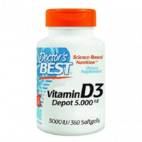 Doctor's BEST 美國Doctor's BEST維生素D3膠...