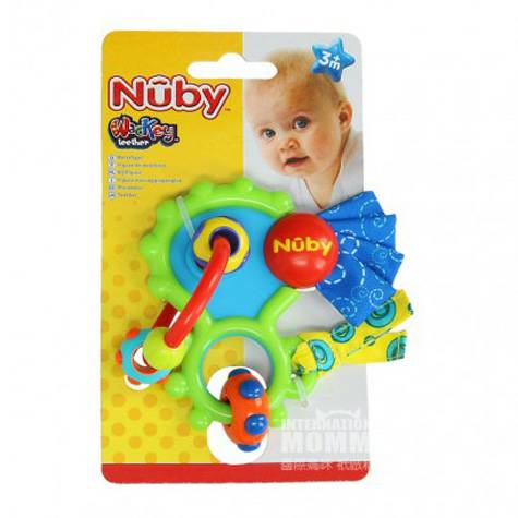 Nuby 美國努比小怪獸固齒咬膠 海外本土原版