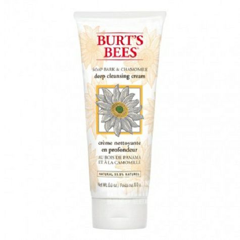 BURT'S BEES 美國小蜜蜂天然洋甘菊深層潔淨洗面奶 海外本土原...