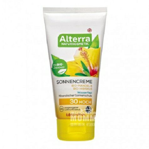 Alterra 德國Alterra有機防水防曬霜SPF30 海外本土原...