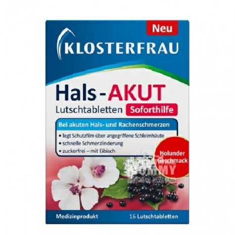 KLOSTERFRAU 德國KLOSTERFRAU急性喉嚨痛潤喉含片 ...