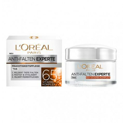 L'OREAL Paris 法國巴黎歐萊雅抗皺專家日霜65+ 海外本土原版