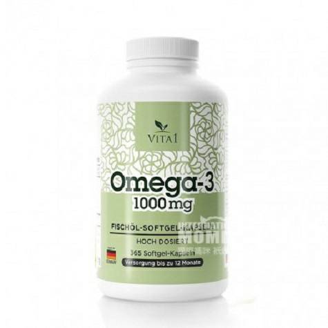 VITA1 德國VITA1 Omega-3魚油軟膠囊365粒 海外本土...