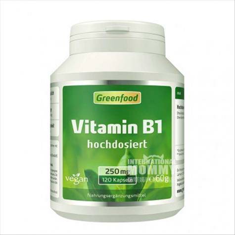 Greenfood 荷蘭Greenfood維生素B1 250mg膠囊1...