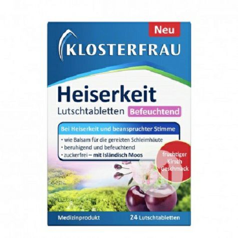 KLOSTERFRAU 德國KLOSTERFRAU緩解聲音嘶啞櫻桃味潤...