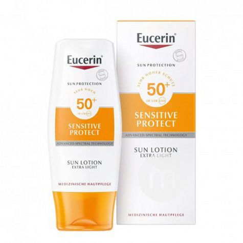 Eucerin 德國優色林防水防曬乳液LSF50+ 150ml 海外本...