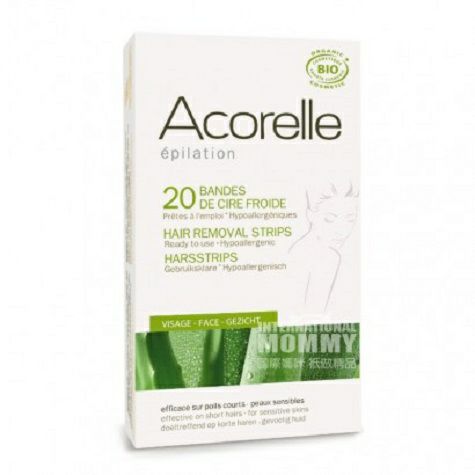 Acorelle 法國Acorelle100%天然冷蠟脫毛條 海外本土...