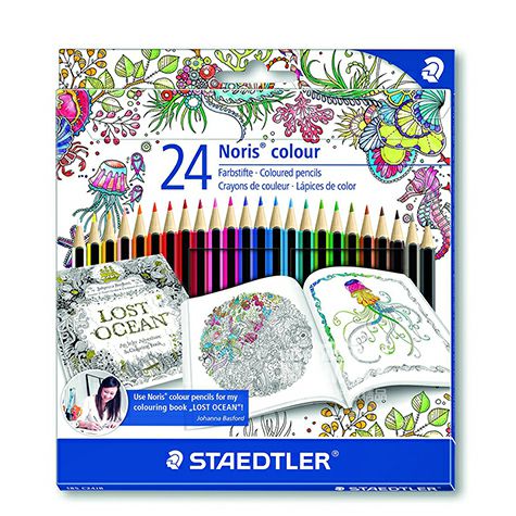 STAEDTLER 德國施德樓約翰娜貝斯福德版24色油性彩色鉛筆 海外...