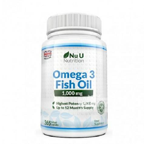 Nu U 英國Nu U Omega3魚油膠囊 海外本土原版