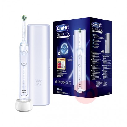 BRAUN 德國博朗oral-b  Genius X電動牙刷白色 海外...