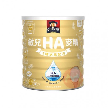 Quaker 丹麥桂格敏兒HA麥精五種水果700g 海外本土原版