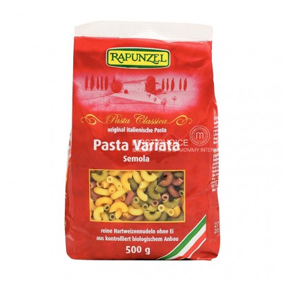 Rapunzelドイツの長髪の王女は有機色の空心のパスタの赤ちゃんの補助食を調理します