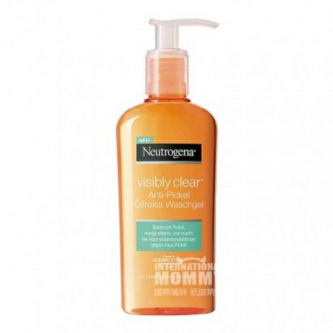 Neutrogenaアメリカ露得清無油祛痘洗顔ジェル